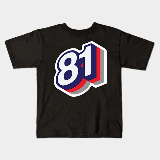 81 Kids T-Shirt by MplusC
